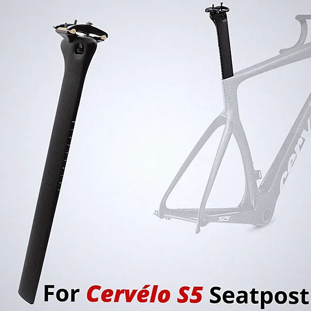 0°- Offset Full Carbon Seatpost Length 400mm Provide Superior Stiffness