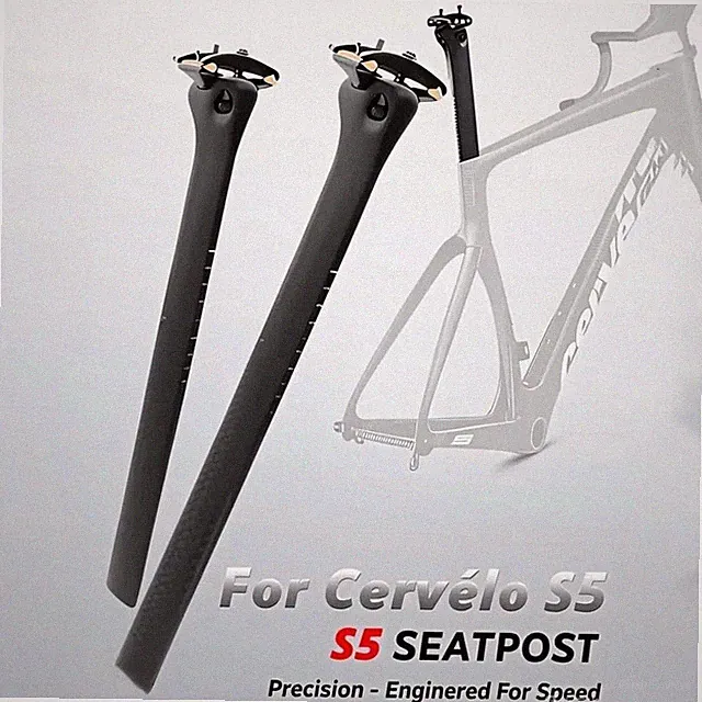 Bicycle Seat Tube for 0°- Offset Full Carbon Seatpost-Fit Chinese S5 Frame SP20