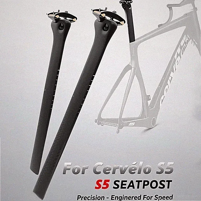 Bicycle Seat Tube for S5 Frame 0° Offset Full Carbon Bike Seatpost Seat Pole