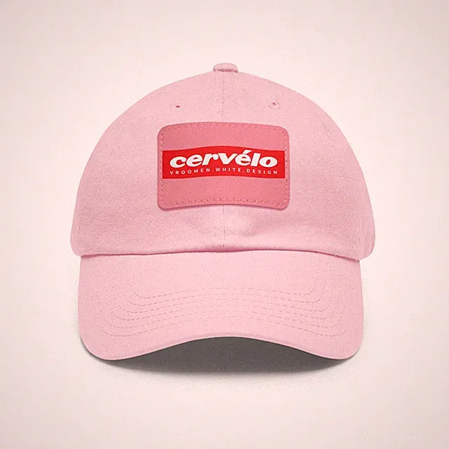 Cervelo Bicycle-Inspired Logo Dad Hat w/ Leather Patch - One Size