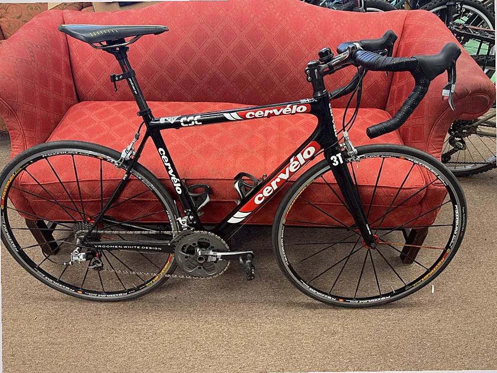 Cervelo RS Full Carbon Bike, SRAM RED Group, Ksyrium Anniversary Helium Wheels