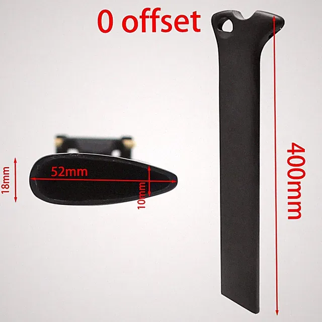Full Carbon Road Bicycle Seatpost for S5 Frame Bike Seat Tube 400mm 0mm Offset