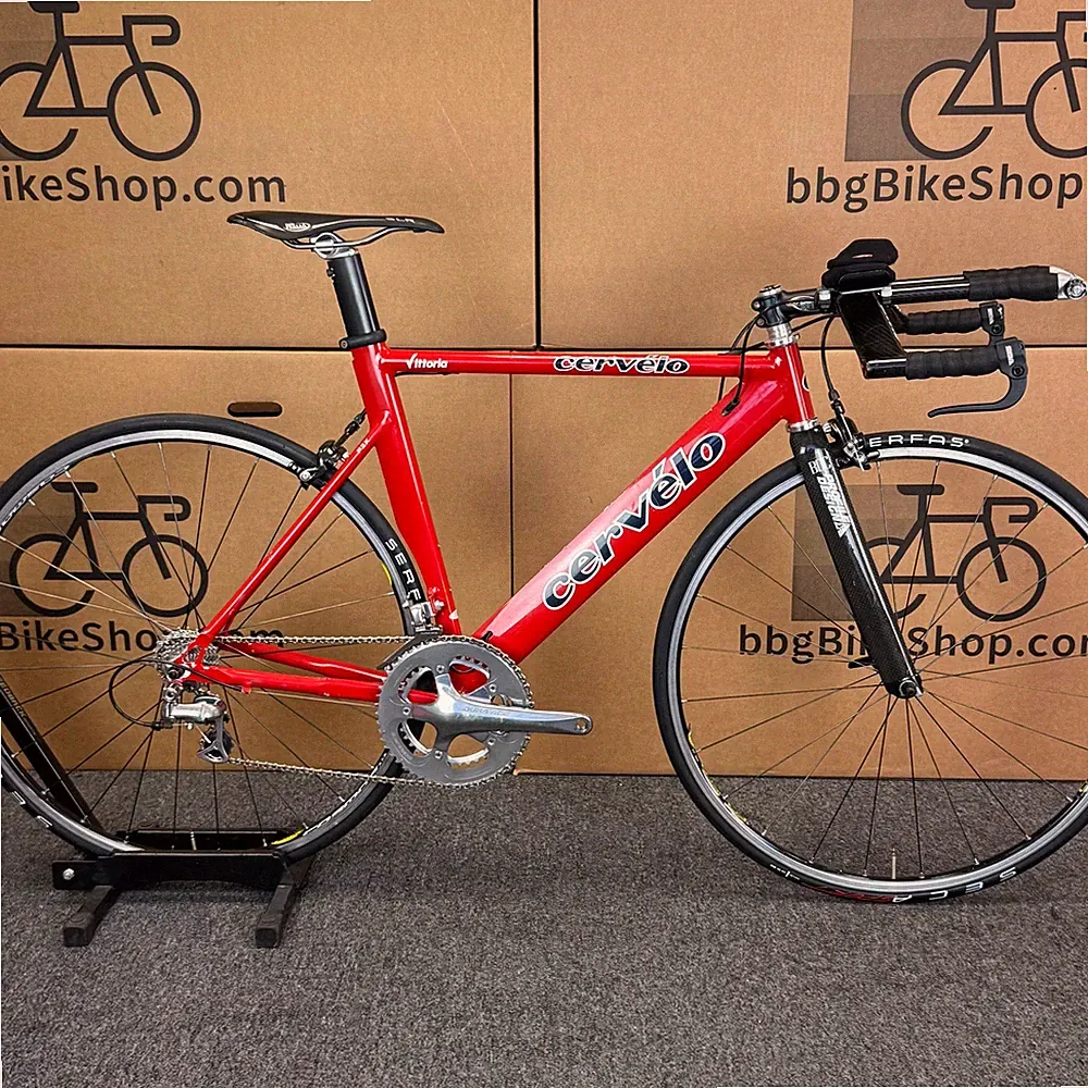 Used Cervelo P2K, Triathlon Bike with Full Dura-Ace, 55cm